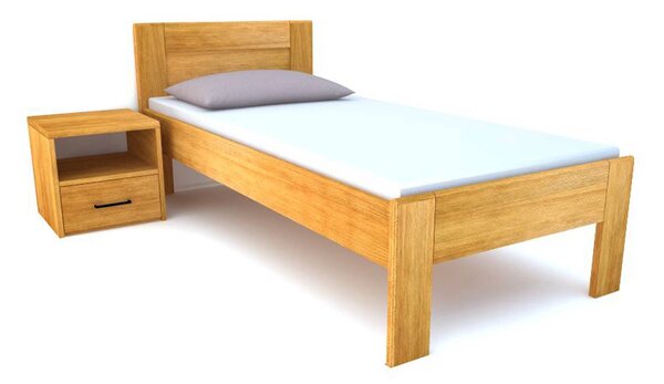 Postel MONAKO 80x200 cm, Buk - dřevěná postel z masivu o šíři 2,8 cm