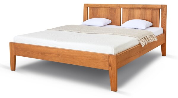Postel GITA Buk 160x200 - Dřevěná postel z masivu, bukové dvoulůžko o šíři masivu 4 cm