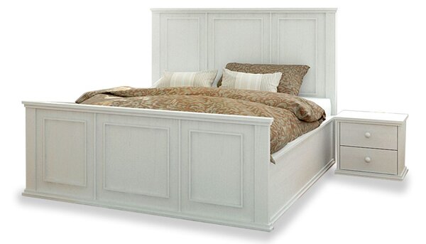 Postel PALACE Buk 160x200 - dřevěná postel z masivu o šíři 4 cm