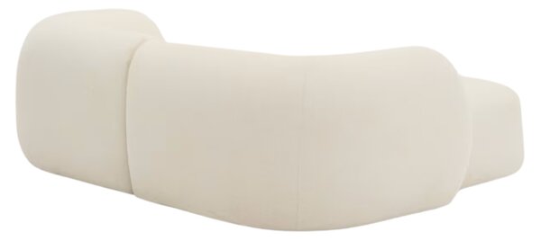 Kave Home Béžová rohová pohovka Martina 230 cm, levá