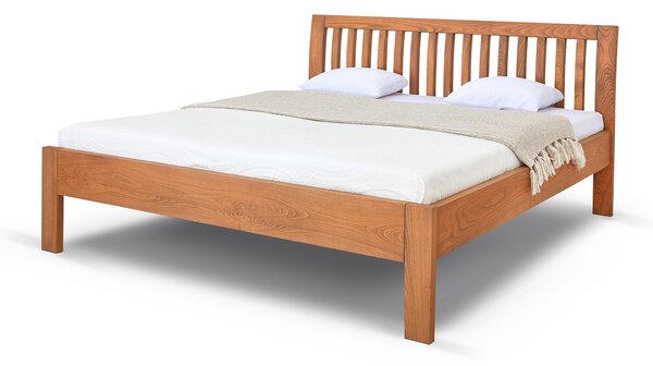 Postel BELNA Buk 140x200 - Dřevěná postel z masivu, bukové dvoulůžko o šíři masivu 4 cm