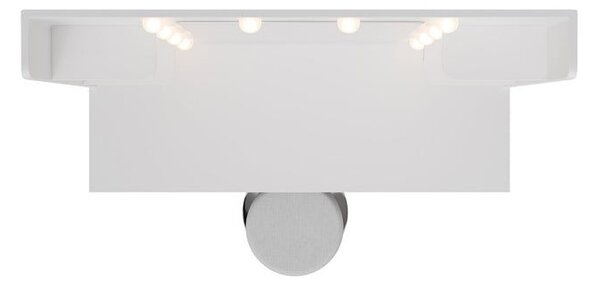 Toaletní stolek s LED osvětlením a stoličkou, 7 zásuvek