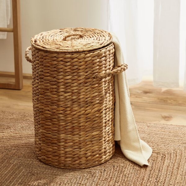 Přírodní koš na prádlo Kave Home Yessira 55 cm