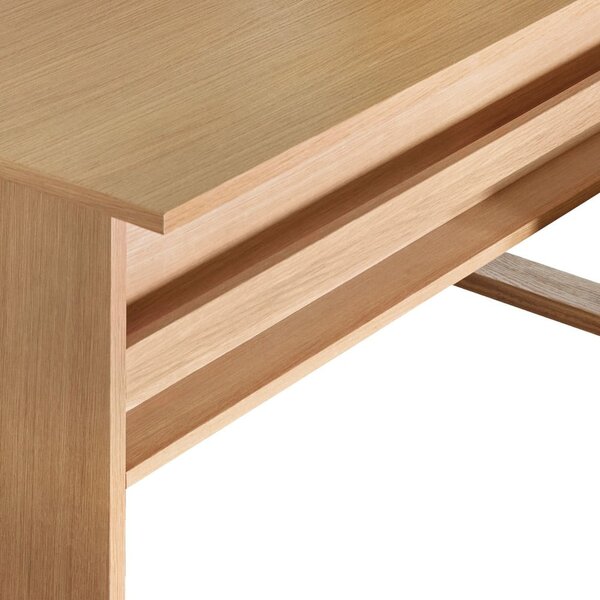 Pracovní stůl s deskou v dubovém dekoru 70x140 cm Forma – Hübsch