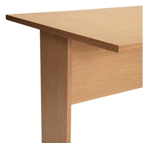 Pracovní stůl s deskou v dubovém dekoru 70x140 cm Forma – Hübsch