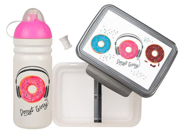 RB Mědílek Set Zdravá láhev 0,7 l + Zdravá sváča Donuty