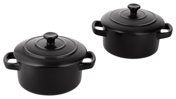 Silvercrest® Mini-hrnce, 4dílné (černá) (100409844001)