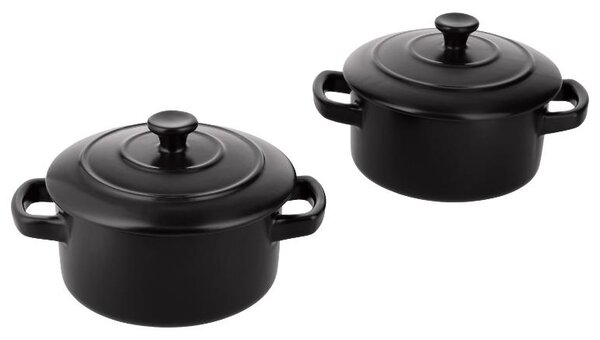 Silvercrest® Mini-hrnce, 4dílné (černá) (100409844001)