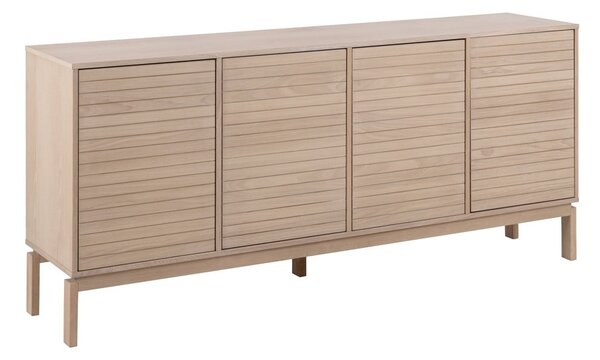 Nízká komoda v dekoru dubu v přírodní barvě 180x80 cm Linley – Actona