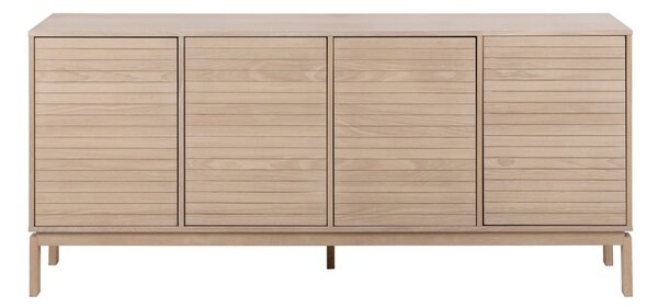 Nízká komoda v dekoru dubu v přírodní barvě 180x80 cm Linley – Actona