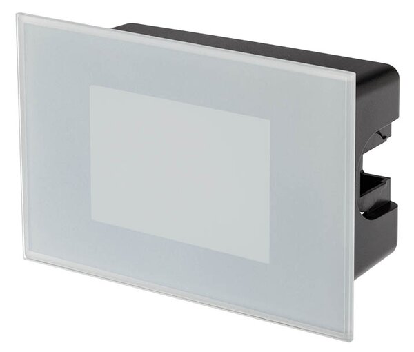 Redo Zapuštěné venkovní LED svítidlo XFADE 3W, š. 120 mm, IP65 Barva světla: 4000K