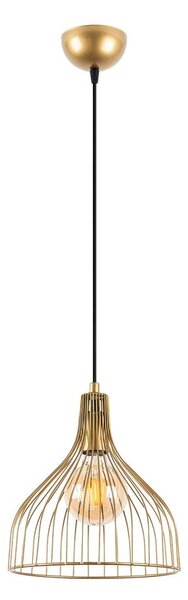 Závěsné svítidlo ve zlaté barvě s kovovým stínidlem ø 25 cm Cafu – Opviq lights