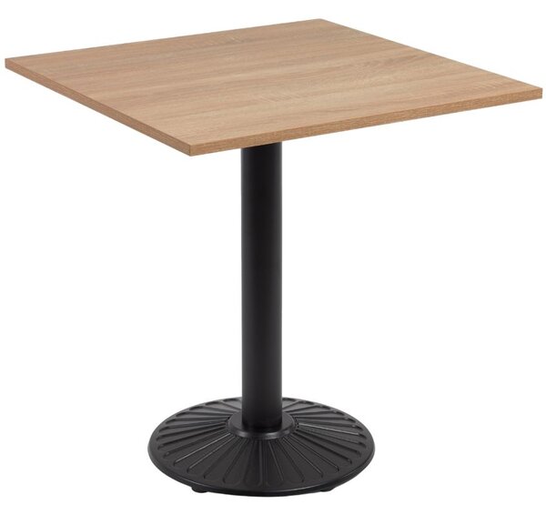 Dubový bistro stůl Kave Home Tiaret 70 x 70 cm