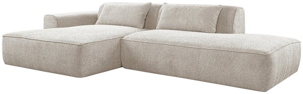 ROHOVÁ SEDAČKA, plast, textil, kompozitní dřevo, pískové barvy Livetastic - Sedací soupravy, Online Only