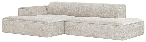ROHOVÁ SEDAČKA, plast, textil, kompozitní dřevo, pískové barvy Livetastic - Sedací soupravy, Online Only