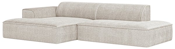 ROHOVÁ SEDAČKA, plast, textil, kompozitní dřevo, pískové barvy Livetastic - Sedací soupravy, Online Only