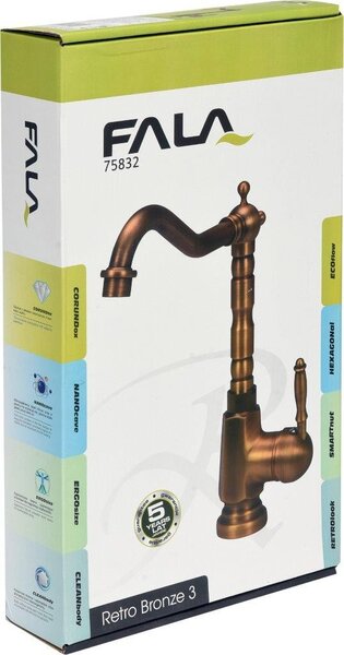 FALA Baterie dřezová Retro Bronze 3 Fala