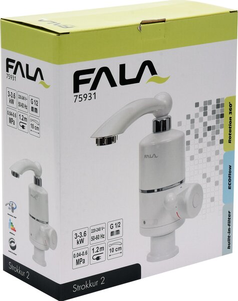FALA Baterie dřezová s elektrickým ohřívačem vody (10cm)