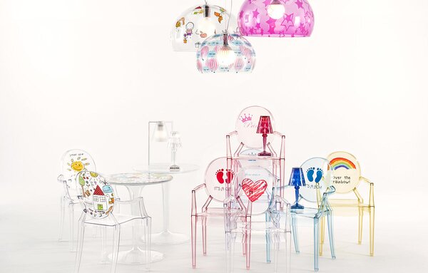Kartell - Dětská židle Lou Lou Ghost Kids