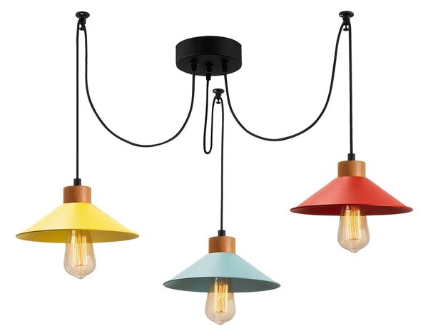 Závěsné svítidlo s kovovým stínidlem ø 114 cm Manavgat – Opviq lights