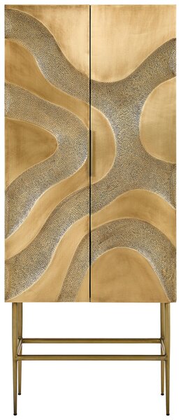 VÍCEÚČELOVÁ SKŘÍŇ, černá, barvy zlata, 75/180/40 cm Landscape - Vitríny