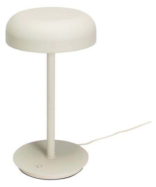 Krémová LED stmívatelná stolní lampa (výška 37 cm) Velo – Hübsch