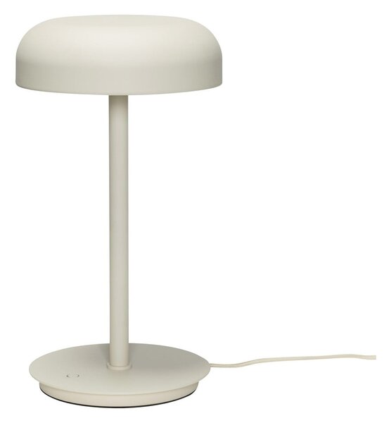 Krémová LED stmívatelná stolní lampa (výška 37 cm) Velo – Hübsch