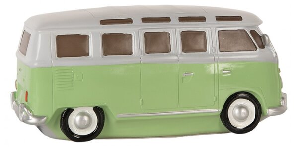 LED lampička zeleno-bílý autobus – 24x10x11 cm