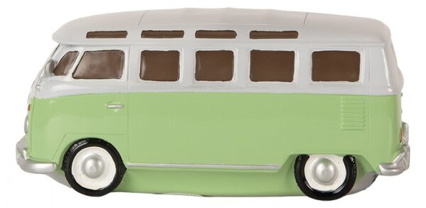 LED lampička zeleno-bílý autobus – 24x10x11 cm