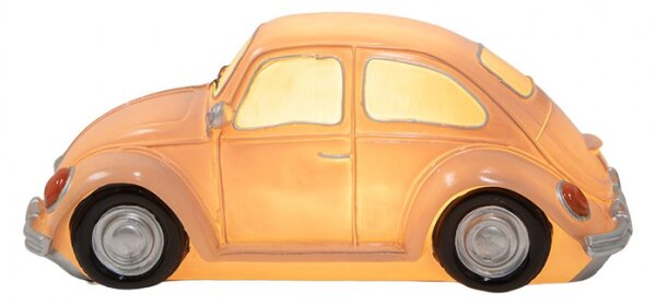 LED lampička hnědé auto brouk – 28x14x13 cm