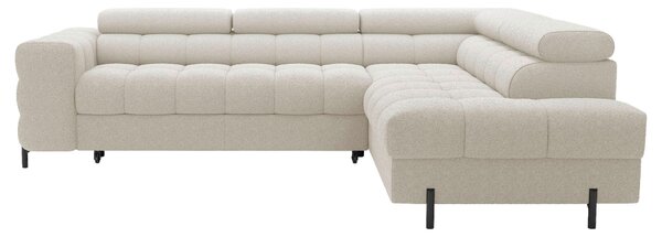 ROHOVÁ SEDAČKA, textil, krémová P & B - Sedací soupravy, Online Only