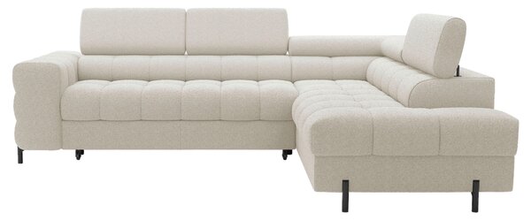 ROHOVÁ SEDAČKA, textil, krémová P & B - Sedací soupravy, Online Only