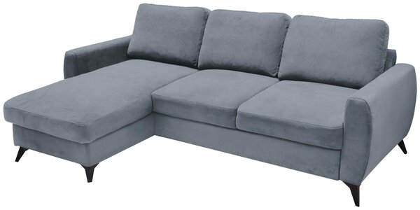 ROHOVÁ ROZKLÁDACÍ POHOVKA, kov, textil, kompozitní dřevo, šedá Livetastic - Online Only sedačky, Online Only