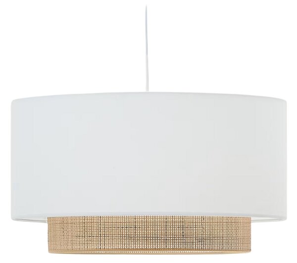 Bílé stínidlo Kave Home Erna 60 cm