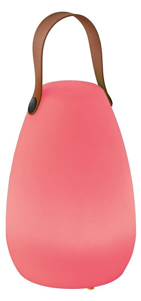 Bílo-hnědá LED stolní lampa (výška 20 cm) Ruby – Fischer & Honsel