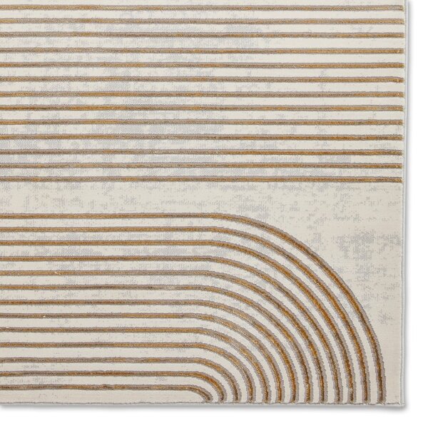 Koberec ve světle šedo-zlaté barvě 80x150 cm Apollo – Think Rugs