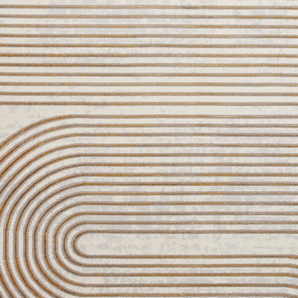 Koberec ve světle šedo-zlaté barvě 80x150 cm Apollo – Think Rugs