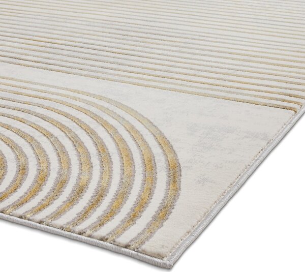 Koberec ve světle šedo-zlaté barvě 80x150 cm Apollo – Think Rugs