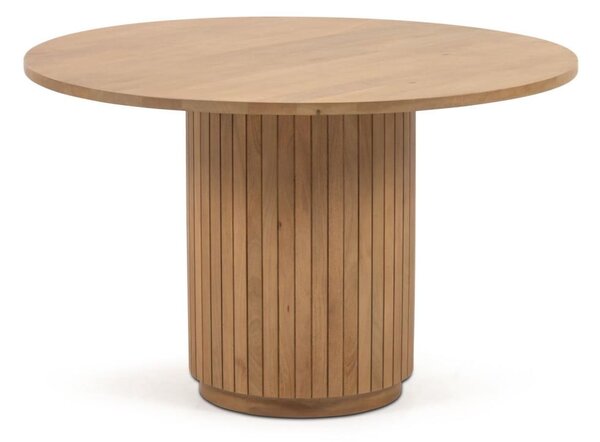 Kulatý jídelní stůl z mangového dřeva v přírodní barvě ø 120 cm Licia – Kave Home