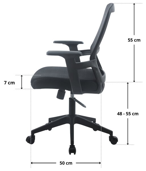 IDEPAR Kancelářská židle NEXA - černá
