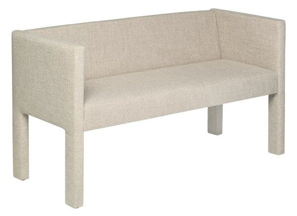 Béžová lavice z textilie bouclé Sitta – Blomus