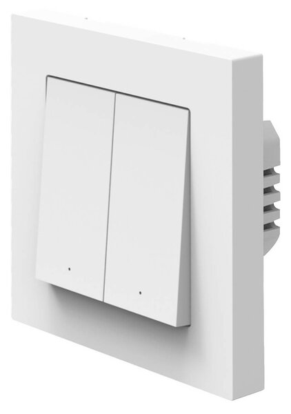 OSRAM SMART+ WiFi dvojitý nástěnný spínač, 230 V, bílý, matný, Bílá / opál, Plast