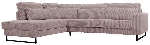 ROHOVÁ SEDAČKA, textil, kompozitní dřevo, cappuccino Livetastic - Sedací soupravy, Online Only