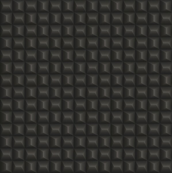 Luxusní geometrická vliesová tapeta na zeď, černá, Z15524, Mini Trend, Zambaiti Parati
