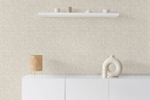 Luxusní geometrická vliesová tapeta na zeď, černá, Z15524, Mini Trend, Zambaiti Parati