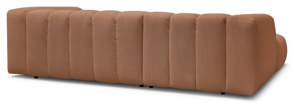 -25 % Dny MOMENTI– Bobochic Paris Terakotově oranžová rohová pohovka Talia 288 cm, levá
