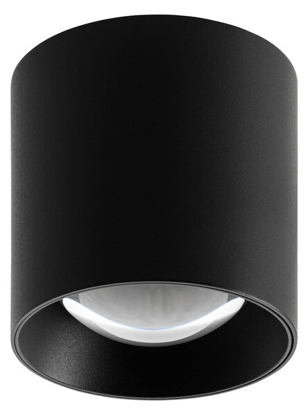 LCD LED venkovní stropní svítidlo 5173, černé, 9 cm, kov, IP54, Černá, Hliník, Moderní