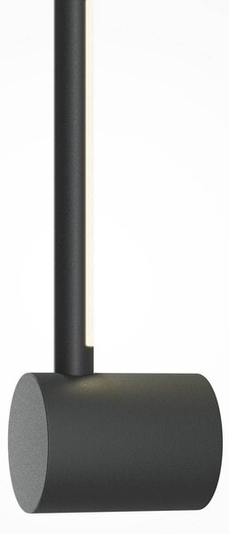 Maytoni LED nástěnné světlo Light stick, černé, výška 60 cm, Černá, Obývací pokoj / jídelna, Hliník, Moderní