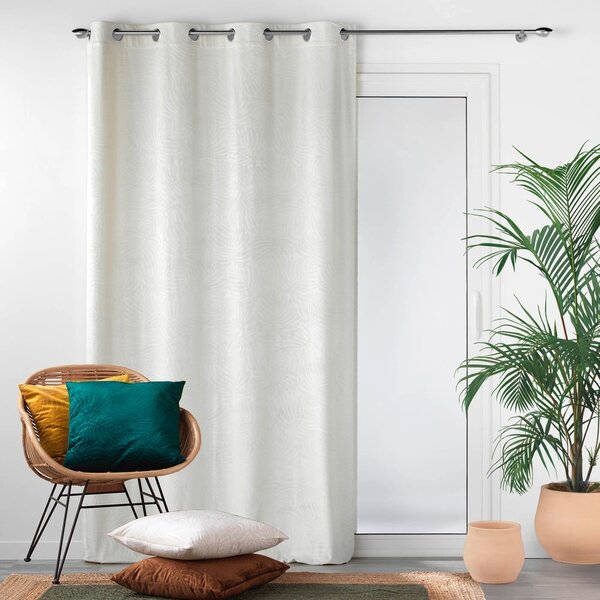 Krémový sametový závěs 140x240 cm Analia – douceur d'intérieur