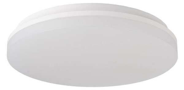 The Light Group SLC LED stropní svítidlo OMEGA, bílé, Ø 40 cm, Phase-Cut, IP54, stmívatelný, Bílá / opál, Obývací pokoj / jídelna, Plast